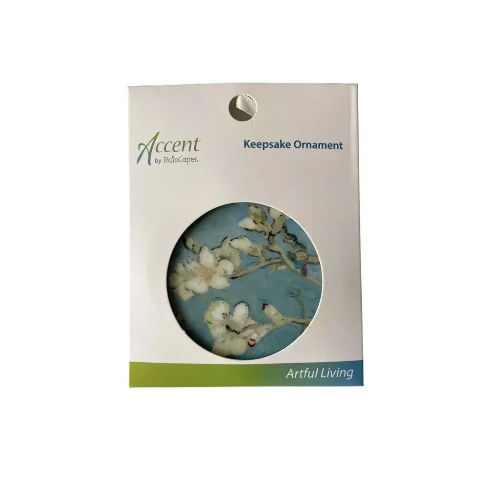 Van Gogh Almond Blossom Keepsake Ornament RainCaper Double Sided 3